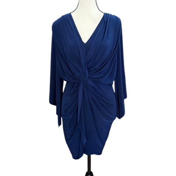 MISA Los Angeles Teget Mini Dress Midnight Blue Size Medium - Picture 4 of 10